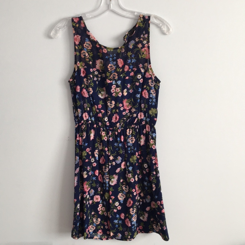 Forever 21 Blue Floral Mini Dress